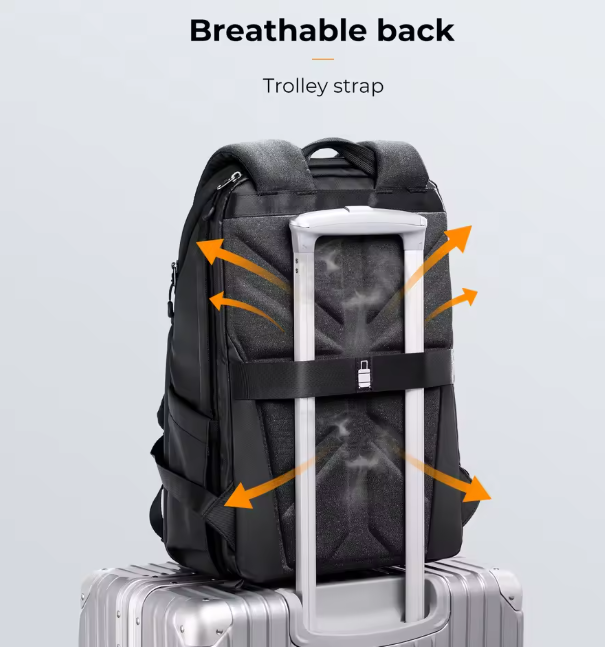 Premium Black Camera Backpack with Customizable Storage - Image 6